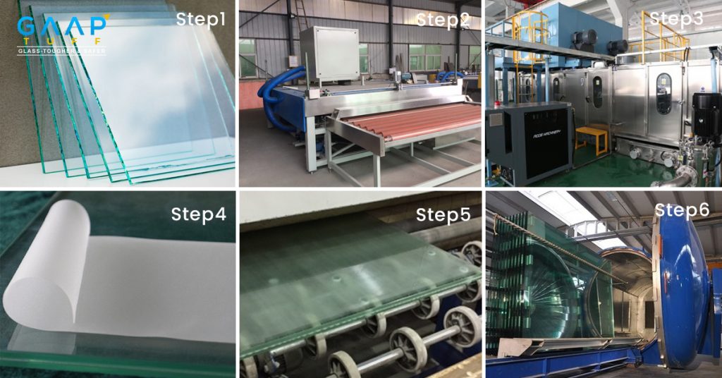Laminated Glass Processing Steps